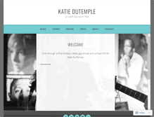 Tablet Screenshot of katiedutemple.com